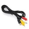 Cables 10pcs For Sega Genesis 2 3 Audio Video AV Cable Cord RCA Cable for Mega Drive MD 2 3