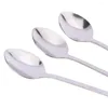 Colheres 2pcs sofisticados aço inoxidável colheita coreana de colméia infantil sobremesa Sopa de sorvete de café agitação