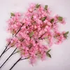 Decorative Flowers 1PC 103cm Artificial Cherry Spring Plum Peach Blossom Branch Silk Flower Home Wedding Plastic Bouquet