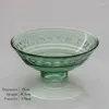 Bowls Bowl Glass Salad Dessert Heat-resistant Plum Pattern Home Beauty Fruit 6 Inch