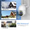 IP -camera's Jooan 5MP 3MP PTZ WiFi Camera Outdoor IP Camera Color Night Auto Tracking Surveillance Cameras Street Security CCTV Camera 24413