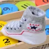 Kids Socks 1 pair of pure cotton childrens socks with anti slip rubber soles cartoon baby newborn neutral shoes and boots suitable for 0-12M infants Q240413