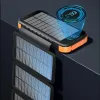 Banques Banque solaire pliante 43800mAh avec 4 câbles Panneau solaire PD 20W Charger rapide pour iPhone 14 Samsung Huawei Xiaomi Mi Powerbank