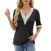 Blouses feminina feminino camiseta de verão de laca dourada de deco