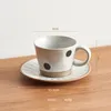 Mugs European Vintage Coffee Cup Ceramic And Saucer Afternoon Tea High-grade Delicate Light Luxury High Sense Latte
