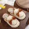 Slippers Plush Closed Toe Soft Slip-on House Shoes Comfortable Flat Thermal Non Slip For Home Indoor