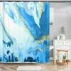 Douchegordijnen marmeren rimpel gordijn Art abstract gestreepte polyester waterdicht bad voor badkamer huisdecoratie