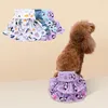 Vêtements de chien pantalon menstruel des vêtements d'été petit tissu de printemps féminin pour chiens de luxe costumes produits pour animaux de compagnie Articles accessoires