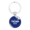 Trump 2024 Keychain Pendant Keyrign Save America Again Time Gem Keychains Histricl Higds Chain Key Chain 2024413