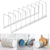 Kitchen Storage Cabinet Organizer Stainless Steel Dish Rack Space-saving Plate For Cutting