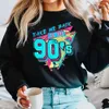 Mens Hoodies Take Me Back To The 90s Sweatshirt 90s Lover Hoodie Y2k Aesthetic Sweater Retro Pullover Vintage Party Crewneck Sweatshirts 240412