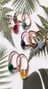 Crystal Crystal Nudo Ring Colonte coloré Little Design Micro Zircon Stones For Women Party Bijoux Y07231857890