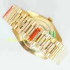 9 Style horloge heren BP Factory Datum 40mm geel goud groen Romeinse dial Geciteerde ring 228238 Men Bracelet 228235 Everose mechanische BBF automatische horloges