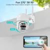 IP-kameror Besder 8MP 4K PTZ IP Camera 8x Zoom Dual-Lens Human Detect CCTV Camera Outdoor CCTV WiFi Video Surveillance Camera ICSEE Alexa 240413