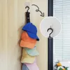 Kitchen Storage Hat Oganizer Hook Clips Artifacts Bedroom Sticking The Wall Door Back Porch Wardrobe Cap-Clamping Rack