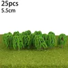 装飾的な花植物モデルの木のおもちゃ緑のキッチンランドスケープレイアウトプラスチックプラスチック樹脂鉄道鉄道25％装飾緑