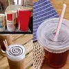 Disposable Cups Straws 10-100PCS Colorful Drinking Plastic Straw Milk Tea Bar Party Wedding Kitchen Home Accessories Beverage