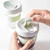 ワイングラスウォーター飲料カップミルクブレックファーストジュースカップシンプルなデザインアンチスカリングダイレクトガラスカバー