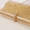 Damkvällsväska bankettväska med diamant inlagd handväska för klänning mångsidig strass crossbody