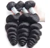 9A Brasiliana Wave sciolte Vergine Capelli 3 fasci Extensioni umane Curl2425157