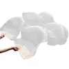 Plaques décoratives Silk Unisexe Chinois Veil Dance Fans 1pcs Belly White Color 180x90cm