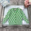 Frauen Strick -T -Shirts Frühherbst -Knopf -Strickjacke Pullover für Mädchen Babys Kaninchen Fleece Mischstoff Stoff ein weiches bequemes Gefühl