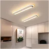 Lampadari casa moderna lampadario a led per soggiorno corridoio camera da letto rec deco 110v 220V illuminazione a soffitto di consegna di luci indoo dhrzd