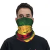 Boinas Rasta Lion Stripe Bandana Garda de máscara estampada de máscara de máscara jamaicana Jamaica Multipuse