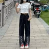 Dames jeans straat gotische hippie kleding wijd been hoge taille y2k harajuku vintage cargo denim broek Koreaanse stijl broek vrouw