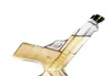 Wine Glasses Transparent Pistol Shape Wine Glass Bottle Decanter Whiskey Bar Accessories Art Creative Decorative Small Ornaments 21622059