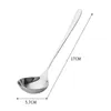 Spoons Soup Ladle Cooking Heavy-Duty Metal Big Volume Spoon Kitchen Utensil For Home Restaurant