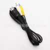 Kable 30pcs Wysoka jakość dla genezji SEGA Genesis MD1 AV kabel czarny 1,8 m