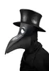 Nouveau peste docteur masques beak docteur masque long nez cosplay masque fantaisie gothique rétro rock cuir halloween beak mask1918644