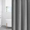 Cortinas de ducha cortina de tela elegante diseño de gofres duradero decoración de baño impermeable para el hogar el más