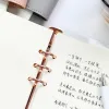 Notebooks A6A5B5 Portable Notebook Gold Binder Shell Notebook Pvc Transparent Cover Handaccount Diary Travelers Notebook Budget Planner