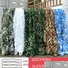 Tents And Shelters Hunting Camouflage Net Military Camo Nets Camouflaged Network Car Awning Garden Tent Tourist Shade Mesh Cam Sun She Dhdw2