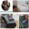 Tampa de cadeira capa elástica de sofá-sofá sólida de reclinar