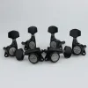 Kabels Guyker Black Guitar Locking Tuners Electric Guitar Hine Heads Tuners Lock Guitar Tuning Pegs (met verpakking)