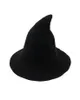魔女の帽子は羊毛の帽子を編みながら漁師の帽子の女性のファッション魔女を植えて、ハロウィーン313763742088のために盆地のバケツを尖らせた