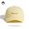 Ball Caps retro тяжелый патч английский бейсболка женская корейская отдыха грузоподнездо