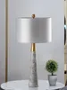 Lampy stołowe proste studium sypialni salonu naturalny marmurowy model nowoczesny model dekoracji