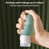 Storage Bottles 60/90ml Outdoors Travel Press-type Silicone Lotion Dispenser Bottle Compact Empty Refillable Shampoo For Shower Gel