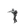 Dekorativa figurer 5cm Solid Pure Copper Commando Simulation Modern Soldier Sying Posture Army Hand Model