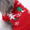 Hundkläder mode vinterdräkt varm jul tröja träd husdjurskläder (storlek m)