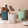 Pudełko na sztućce do przechowywania kuchni wielofunkcyjne zastawa stołowa Uchwyt przybory plastikowe plastikowe pałeczki