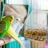 Autres fournitures d'oiseaux Bols de boîtes de nourriture suspendues pour les oiseaux pour le distributeur Birds Birds Feeder PP Conteneur