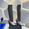 Ladies Shoes Sexy 951 Crystal Womens Party Fashion Over the Knee Female High Heels Rhinestone Thigh Boots Woman 240407 688