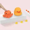 Bath Toys Montessori silikonowe zabawki do kąpieli dla niemowląt 0 12 miesięcy malucha kąpielowa dla dzieci od 0 do 1 roku gry dziecko wanna łazienka 240413