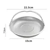 Double Boilers Vegetable Steamer Insert Stainless Steel Basket For Versatile Cooking Vegetables Pasta Removable Handle