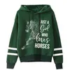 Mens Hoodies Loves Horses Thick Hoodies Animal Lovers Y2k Sweatshirt Mens Oversized Hoodie Ulzzang Women Clothing 2023 New Spring Kpop Hoody 240412